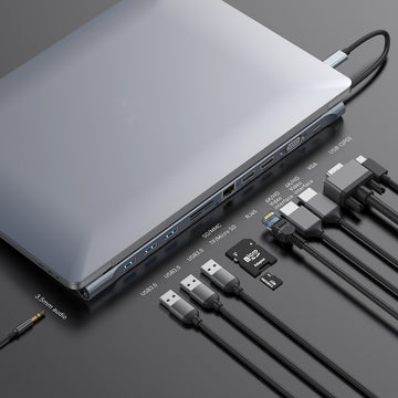 Multifunctional Type C HD Smart HUB Docking Station