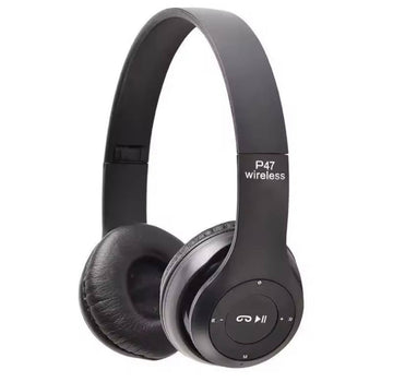 Zyno Style™  Wireless Bluetooth Headphones – Foldable Stereo with Built-in Mic