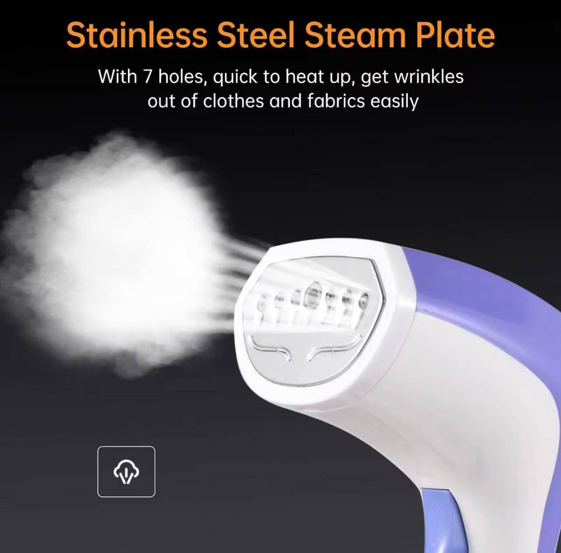 Zyno Style™ Portable Garment Steamer – 120ml Detachable Water Tank